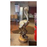 Vintage Flamingo Statue