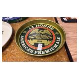 12 Horse Ale Metal Beer Tray