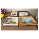 Lot of Framed Art