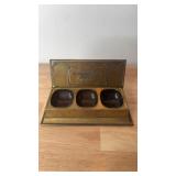 Vintage Brass Desk Accessory from The Queen City