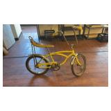 Vintage Yellow Schwinn Sting Ray Banana Bike