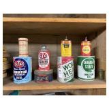Lot of oil, coolant, and other similar items