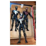 Venom and Spiderman Action Figures
