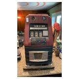 Mills Slot Machine/One Arm Bandit, No Key, Locked