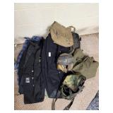 Lot of Vintage Military Gear and other clothing