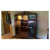 Antique Side by Side Secretary Bookcase