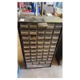 Vintage industrial parts cabinet 22by12inch