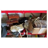 Jewelry Boxes, Glass Vase, Sheet Set, etc.
