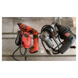 SKIL 3/8inch drill, Black and Decker pivot plus
