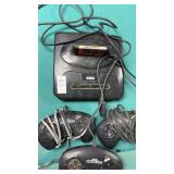 Sega Genesis model 2 console with 3 controllers