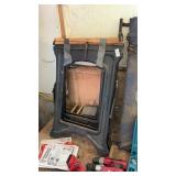 Sawhorses, Mechanics Creeper Drills, No Batteries
