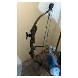 Golden Eagle Falcon Flame Bow