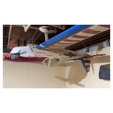 Vintage RC-craft plane labeled Super Chipmunk and