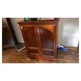 Entertainment Cabinet 37x21x44in. NO CONTENTS
