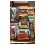 Lot of assorted nails, screws, and other hardware