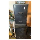 2-Drawer Filing Cabinets, 2 count NO CONTENTS