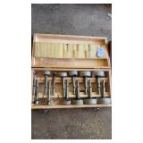 16-piece Forstner bit set for wood