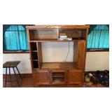 Entertainment Cabinet 68x25x75in. NO CONTENTS