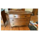 Vintage Wooden Chest of Drawers on casters,