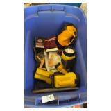 Lot of Flashlights, oil filter, and Other items