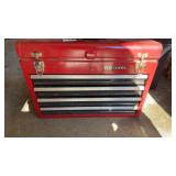 Craftsman red steel tool box