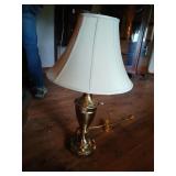 Brass lamp 29" tall