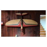Vintage Model Plane 52in. Wingspan 34in. Length