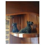 Pair of Castagna Italy Scotty dogs