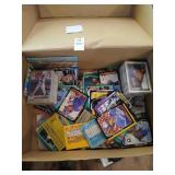 Shoebox of baseball cards