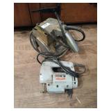 Belt sander and jigsaw lot as is