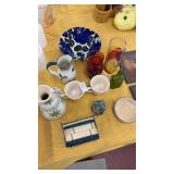 Lot of Mugs, Pitchers, & more