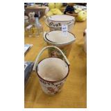 Vintage Ceramic Snack Buckets
