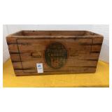 Vintage Swiftï¿½s premium canned meats wooden