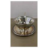 International Sterling Silver Bowl W Attached