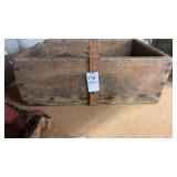 Antique wooden harvest trug/basket