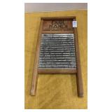 Vintage Dubl Handi Washboard Columbus Washboard