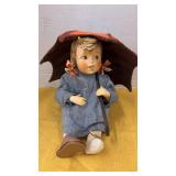 Vintage M.J. Hummel umbrella girl doll by Goebel