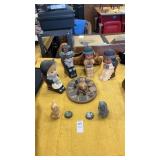 Vintage "Sweet Tots" Thanksgiving figurine set