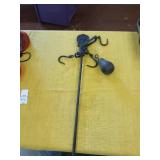 Antique cast hanging balance scale