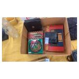 Vintage checker games, Christmas ornament, etc