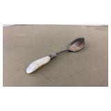 Mother of Pearl Handle Sterling Silver Jam Spoon