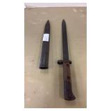 Vintage Japanese E 26 Bayonet W Sheath