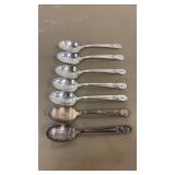Lot of 7 Silver WM Rogers George Washington Mount