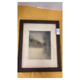 Vintage print by Alfero Maugeri titled Brughiera