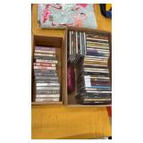 Lot of CDs and Cassette Tapes