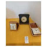 Lot of 3 clocks, Gilbert, Seth Thomas, Equity