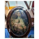 Religious wall art wooden frame