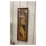 Antique Yard Long advertising print 39.5x12.5in.