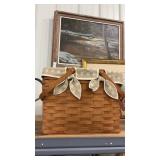 Vintage Longaberger picnic basket