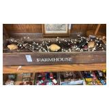 Wooden farmhouse crate 25inch long